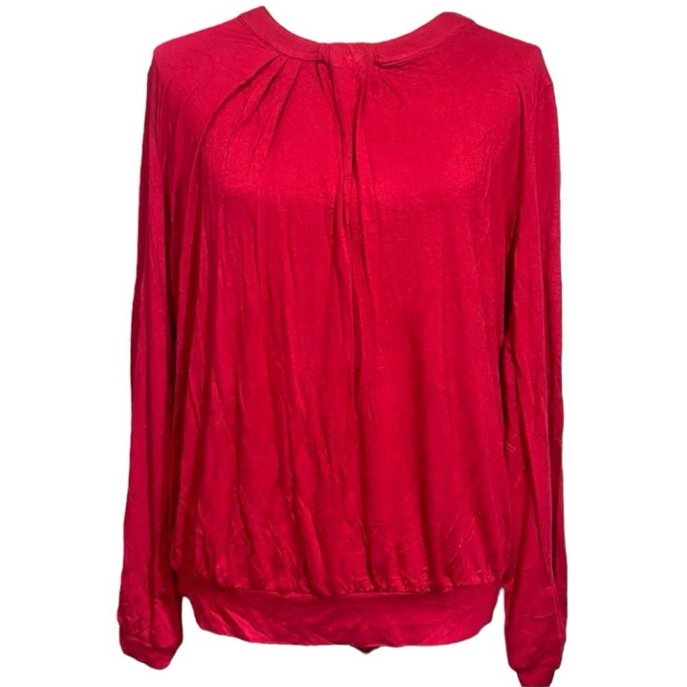 Prim & Proper Soft Red long sleeve top (1-4NWT0006)